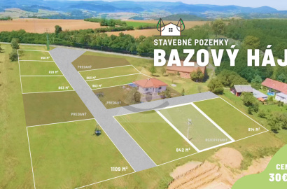 REZERVOVANÝ / Na predaj stavebný pozemok v obci Bzovík vhodný na výstavbu rodinného domu /826 m2/