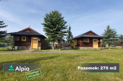 Investičná príležitosť – dve chaty v rekreačnom komplexe Aquaparku Tatralandia, Liptovský Mikuláš