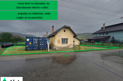 Starý dom s pozemkom, Slopná, na predaj