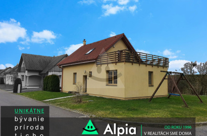 5-Izb. Rodinný dom na predaj, vhodný na bývanie alebo rekreáciu, obec Vlašky