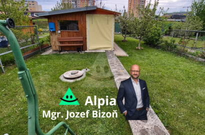 Záhrada Poprad –  s chatkou a prístupom k vode