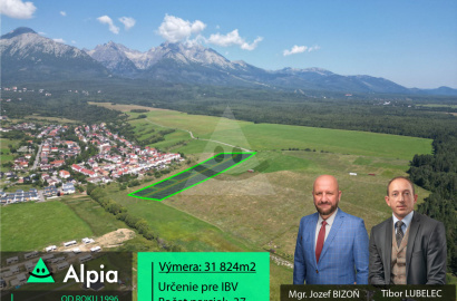 Pozemok na predaj pre IBV, Nová Lesná