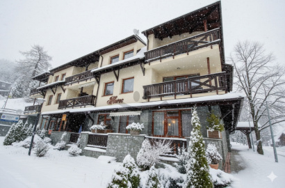 Na predaj 2-izbový apartmán v centre Donovál – apartmánový dom Horec