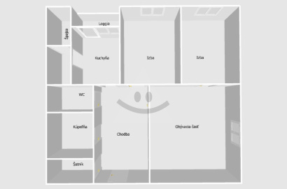 3-izbový byt s loggiou / 67 m2 / - Žilina ( Solinky )