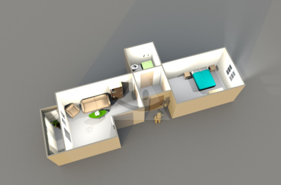 2-izbový byt na prenájom, Jahodníky, Martin