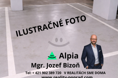 Garážové státie v centre Popradu – Karpatská Residence