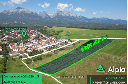 Pozemky na predaj pre IBV, Nová Lesná