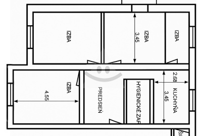4-izbový byt s loggiou / 81 m2 / Žilina - Vlčince III